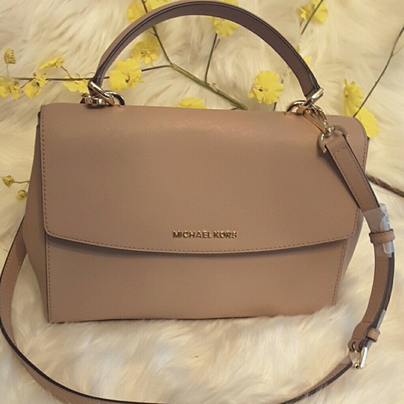 Michael kors ava md TH satchel leather bag - Picture 1 of 8